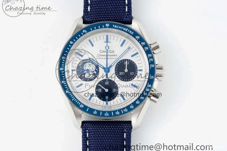 0309 Sophisticated Speedmaster Professional “Silver Snoopy Award” 50th Anniversary V6SF 1:1 Best Edition A7750(Mod) 7846